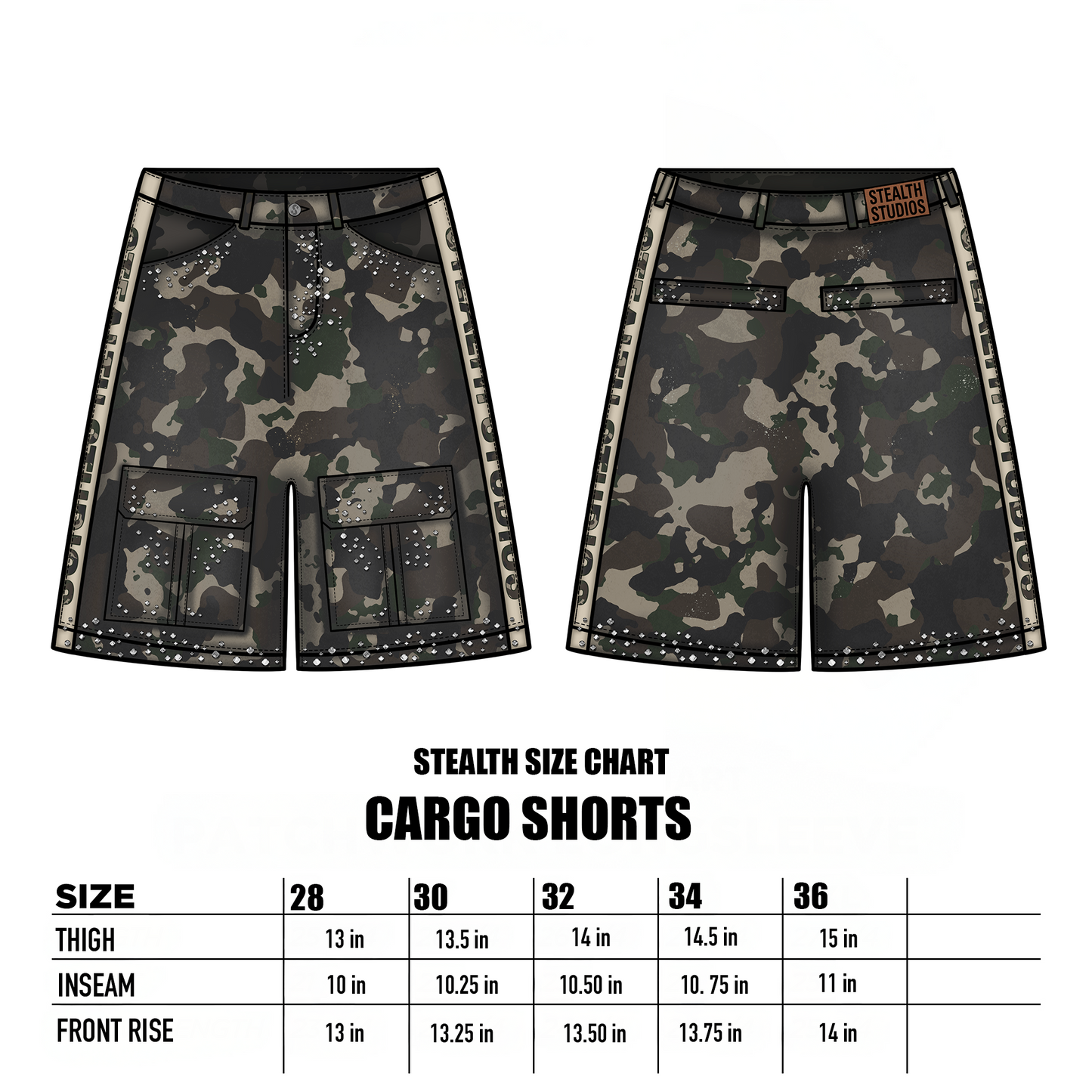 STARLIGHT CAMO SHORTS
