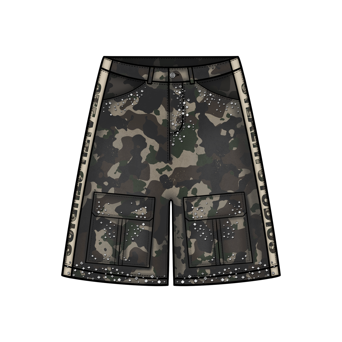 STARLIGHT CAMO SHORTS